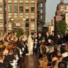 Wedding Ceremony in Progress, Midtown Loft and Terrace Rooftop, Fifth Avenue New York